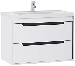 Ceruttispa Тумба с раковиной Мессина 70 подвесная – фотография-1